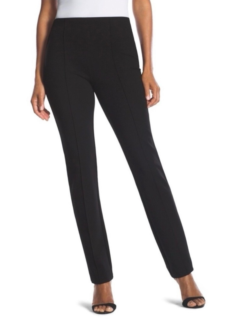 New! Chicos The Refined Lindy Side Zip Ultimate Fit Pants Womens Size 16